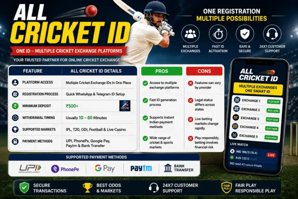 All Cricket ID